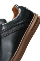 Erkek Yeşil Deri Sneaker | Derimod