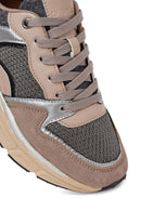Kadın Vizon Bağcıklı Kalın Tabanlı Sneaker | Derimod