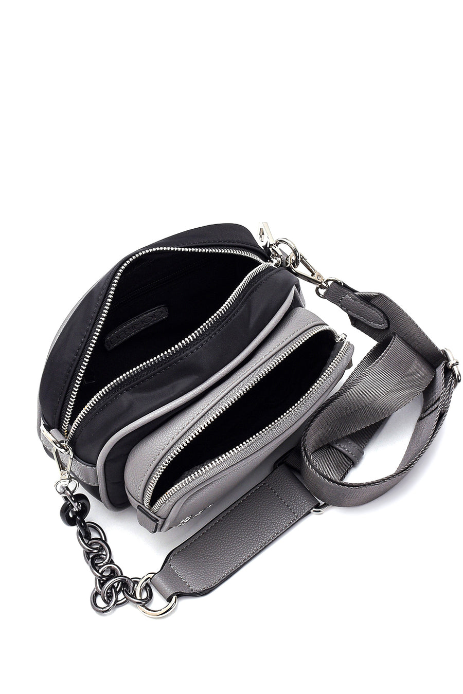 Women's Metal Detailed Crossbody Bag