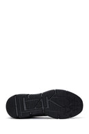 Men's Black Leather Casual Sneaker | Derimod