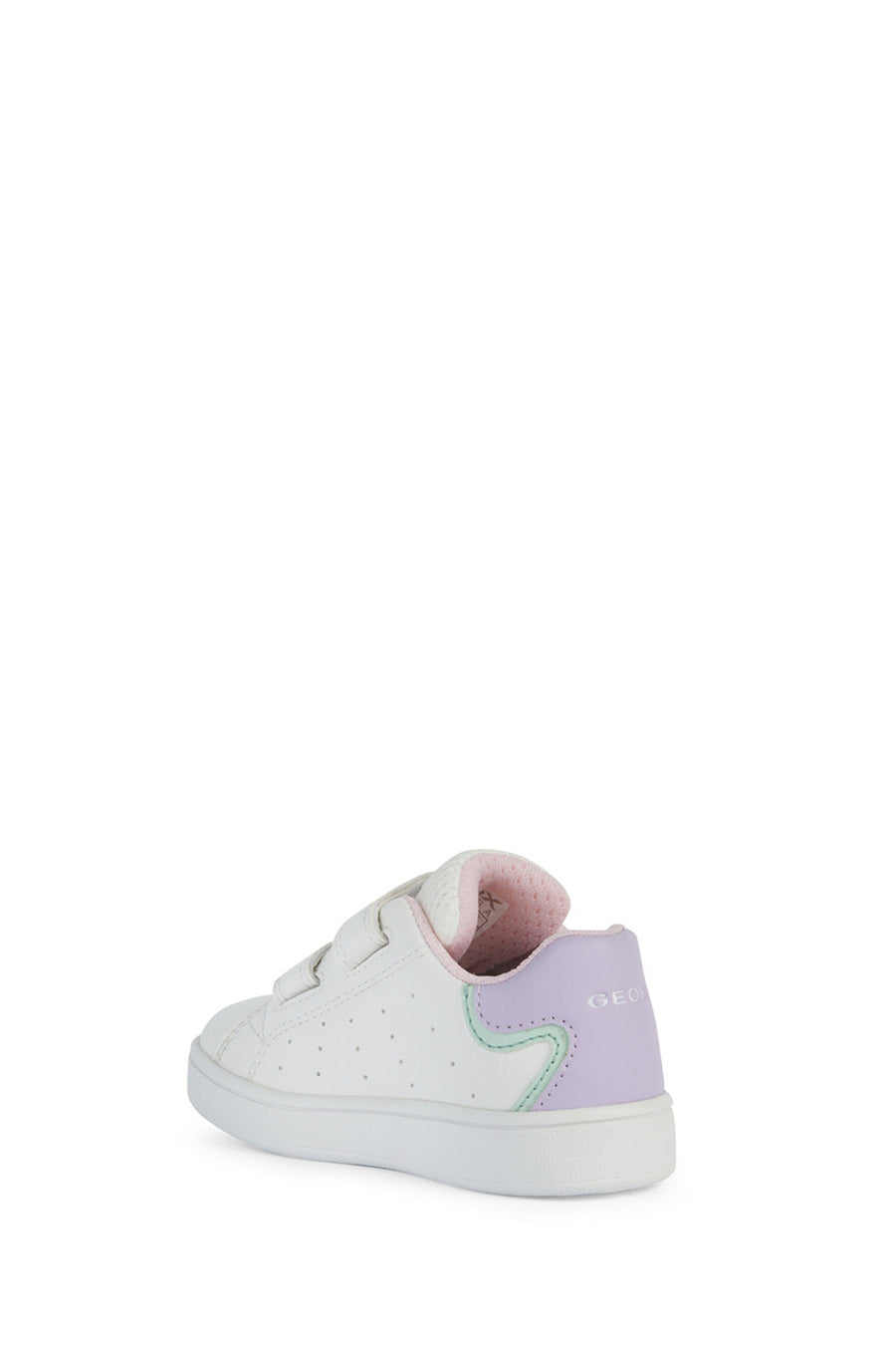 Geox Baby Girl White Eclyper Strappy Leather Sneakers