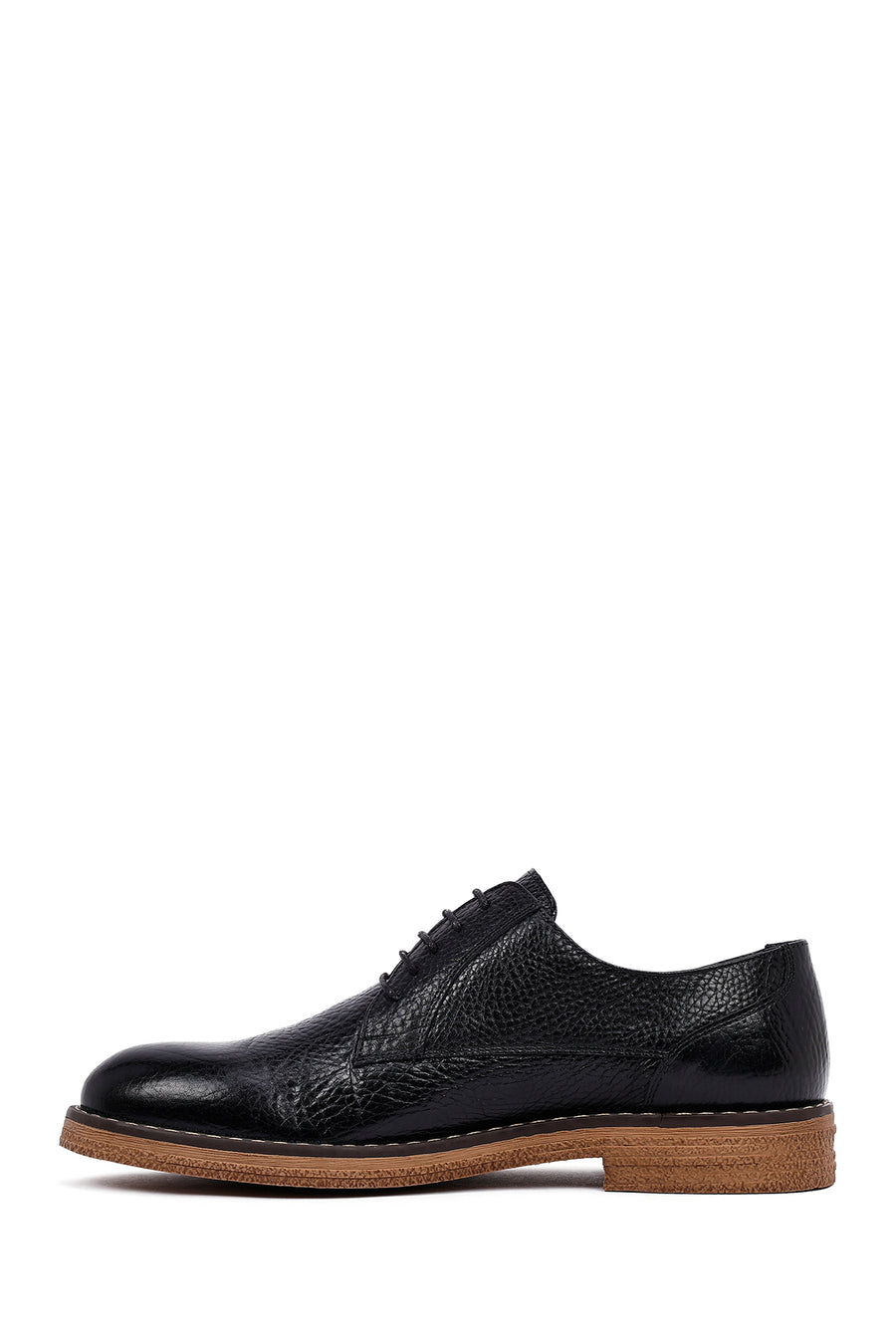 Men's Black Lace Up Leather Casual Shoes