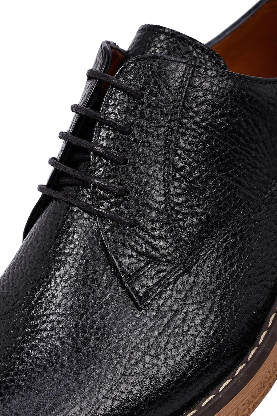 Men's Black Lace Up Leather Casual Shoes