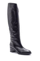 Women's Heeled Leather Boots | Derimod