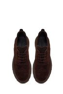 Male Brown Lace-Up Suede Casual Shoes | Derimod