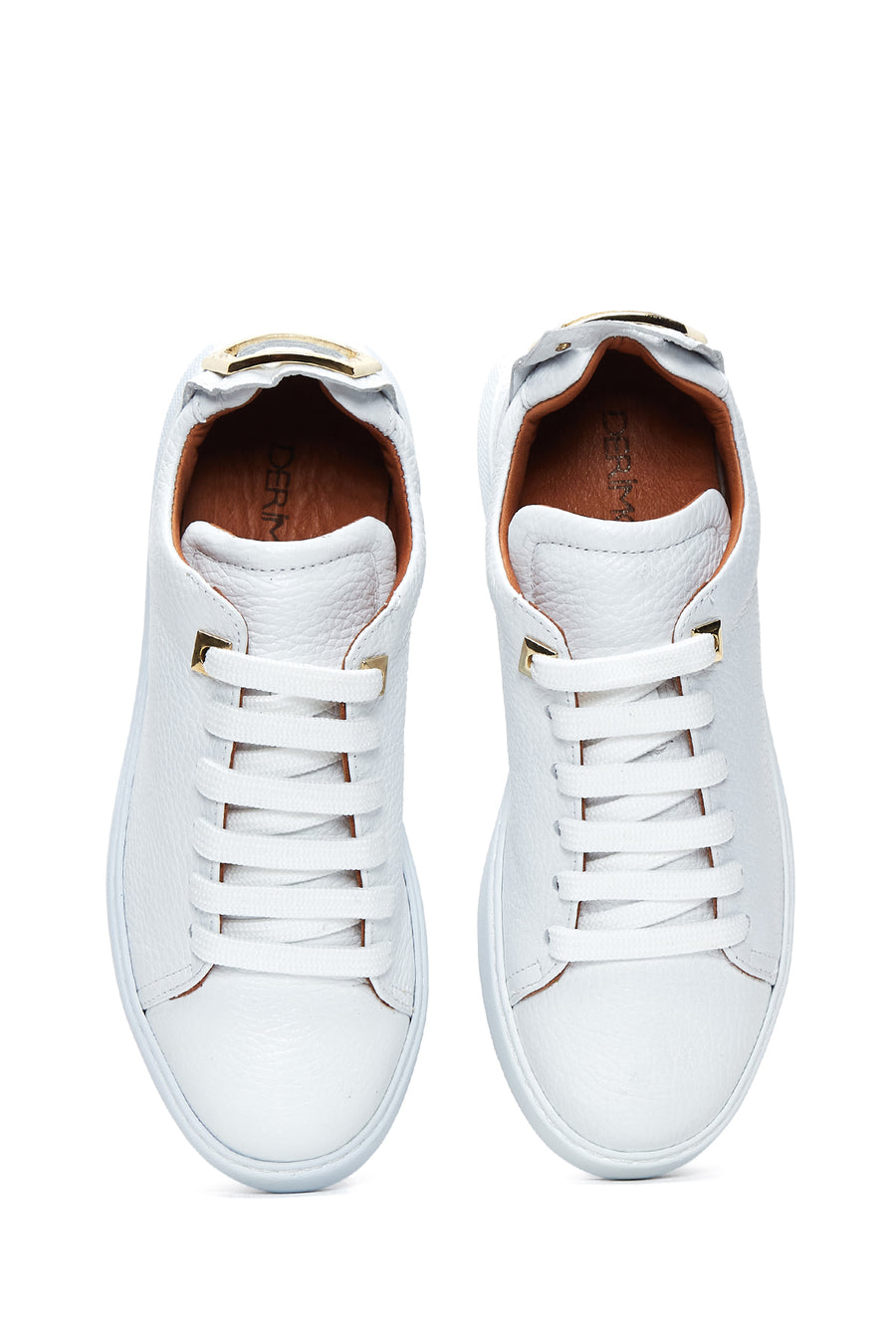 Women's White Leather Sneaker