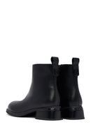 Woman Black Zip Closure Boots | Derimod