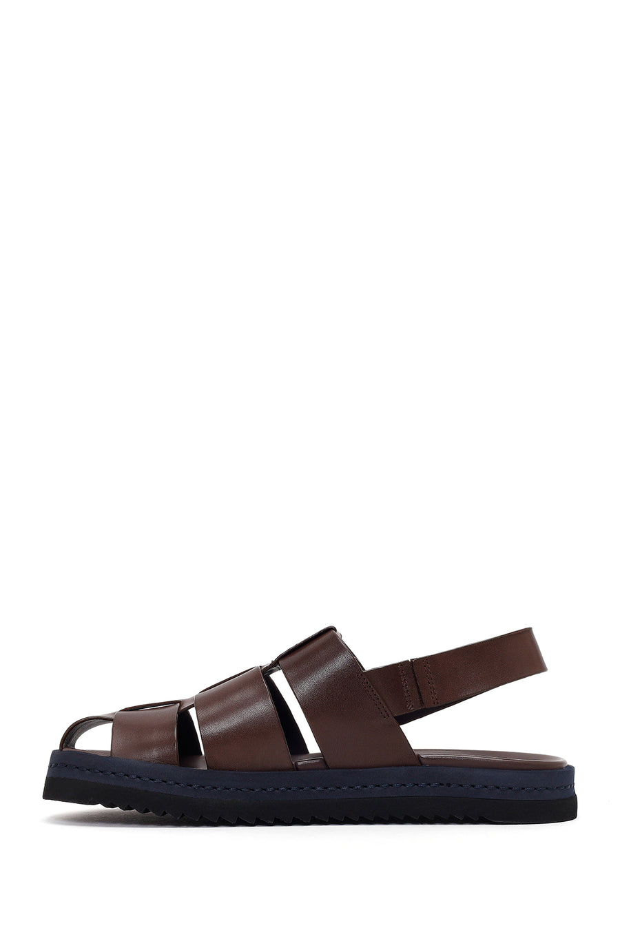 Men's Brown Leather Sandals