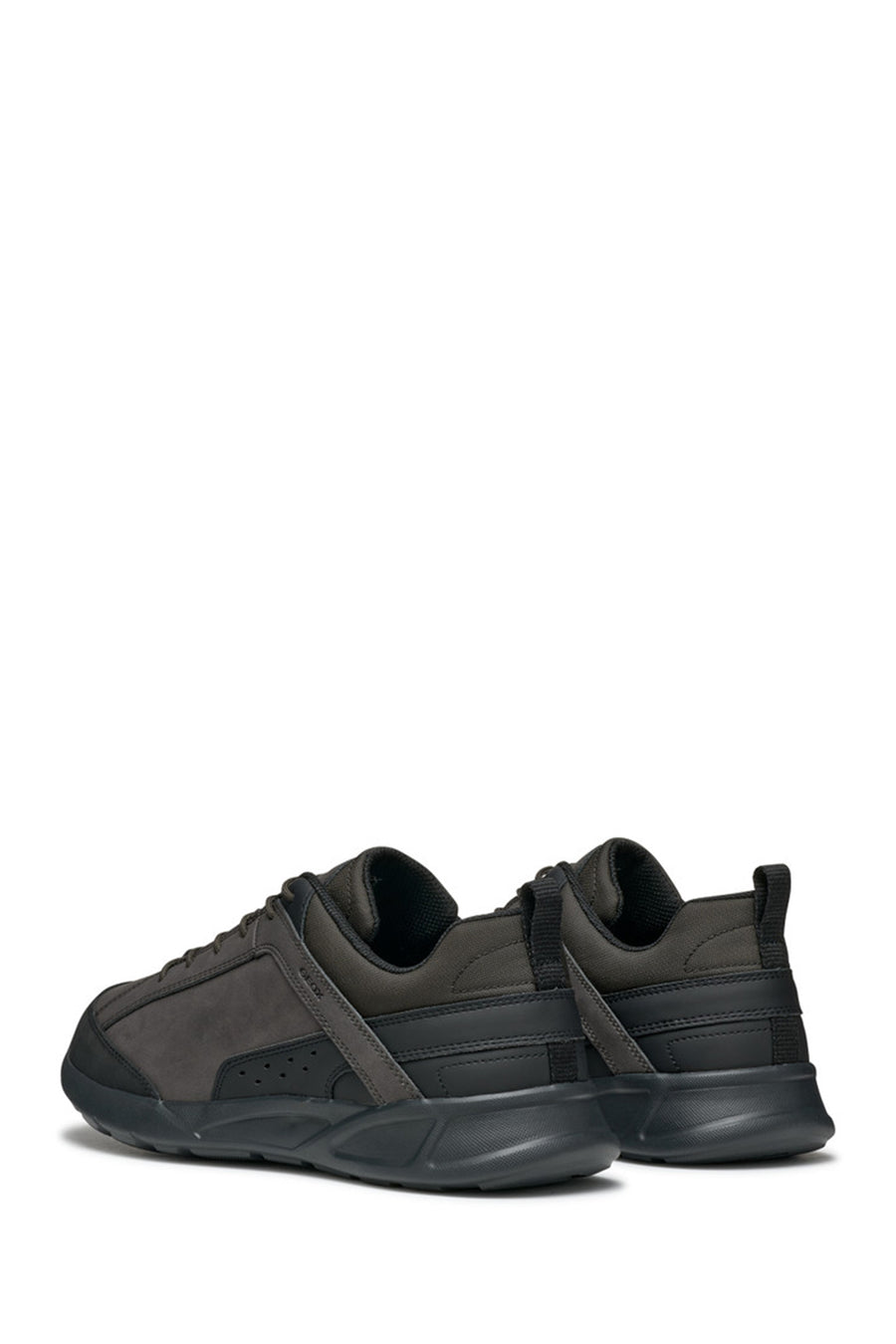 Geox Men Brown Nebula Lace-Up Fabric Sneaker