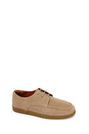 Male Beige Lace-up Suede Casual Shoes | Derimod