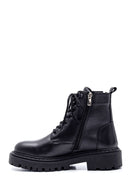 Women's Leather Zippered Boots | Derimod