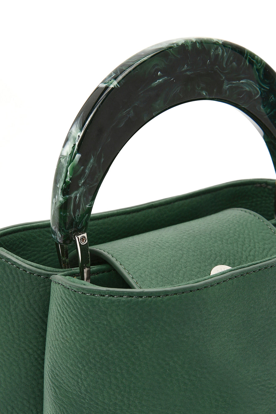 Women's Green Long Strap Mini Handbag