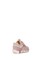 Geox Kız Bebek Pembe Iupidoo Bantlı Deri Sneaker | Derimod