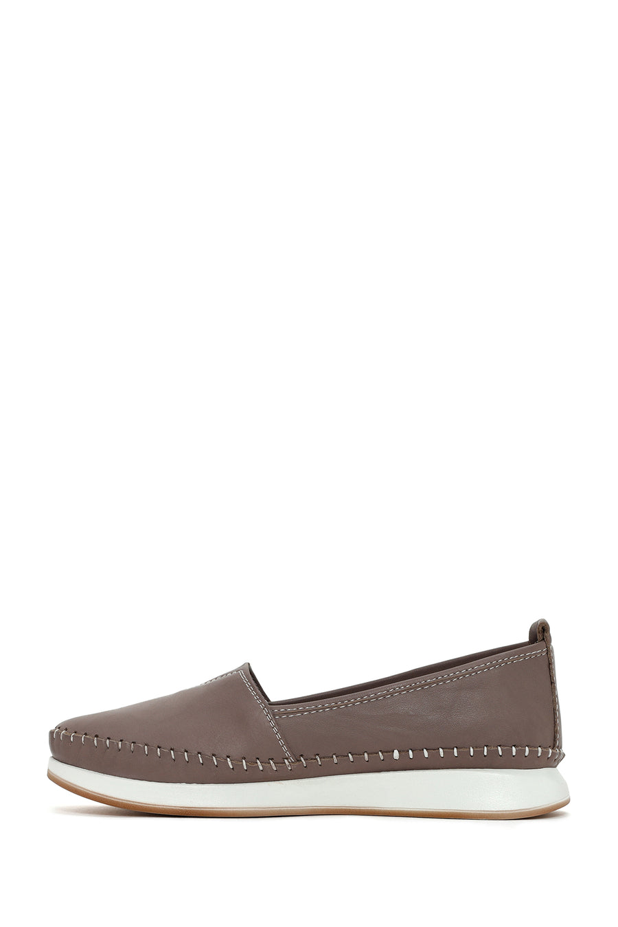 Women's Mink Thick-Soled Leather Comfort Loafer
