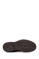Men's Brown Suede Leather Chelsea Boots | Derimod