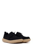 Derimod Zero Male Black Lace-Up Fabric Sneaker | Derimod