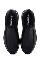 Erkek Siyah Deri Comfort Casual Loafer | Derimod