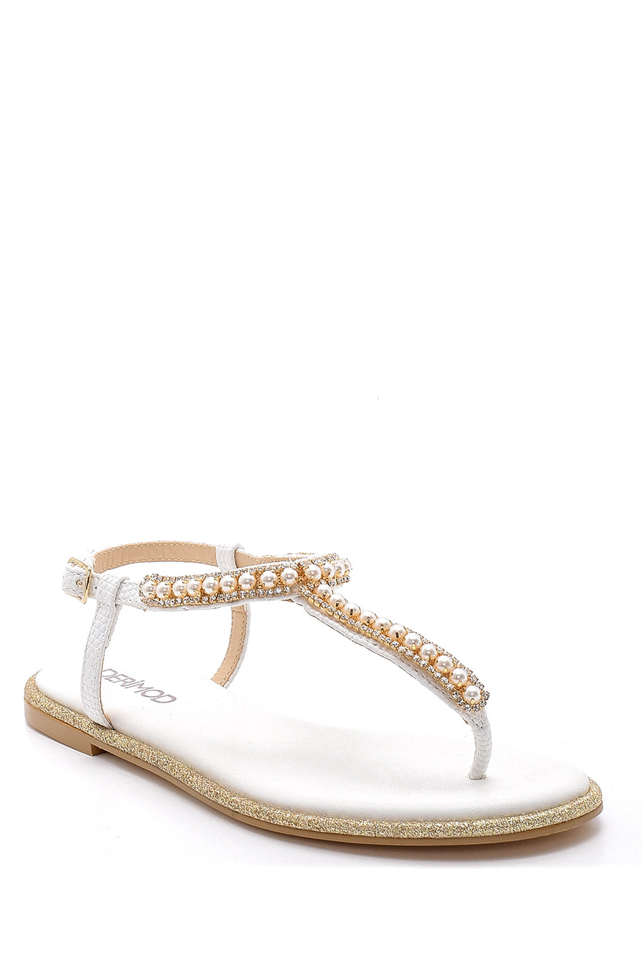 Women's Pearl Detailed Sandals