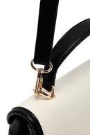 Women's Beige Long Strap Patterned Handbag | Derimod