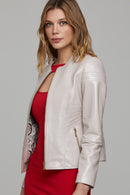 Reneta Women's Leather Jacket | Derimod