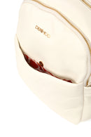 Woman Cream Printed Backpack | Derimod