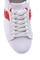 Women's Leopard Detailed Leather Sneaker | Derimod