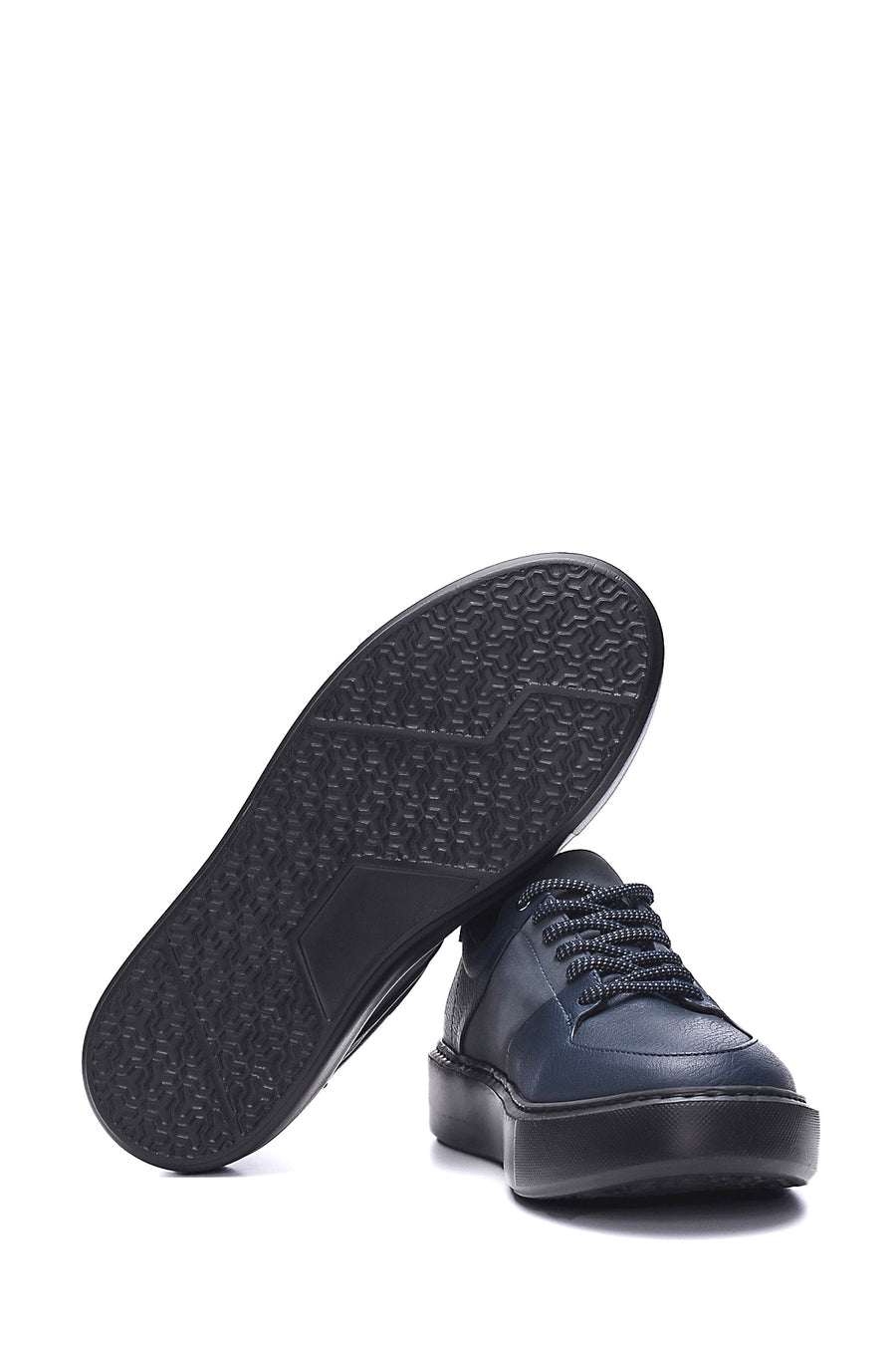 Men's Leather Printed Sneaker