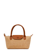 Woman Taba Long-Strap Wicker Mini Shoulder Bag | Derimod