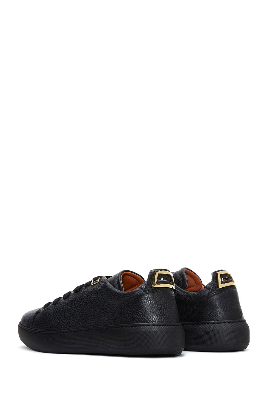 Kadın Siyah Deri Sneaker
