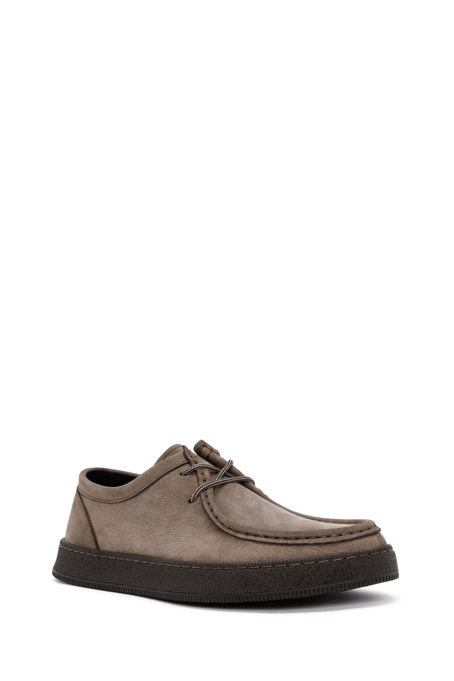 
Men's Mink Lace-Up Nubuck Leather Casual Shoes
