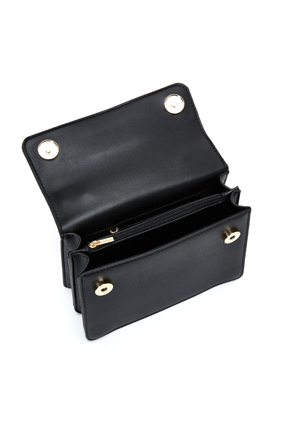 Women's Black Long Strap Crossbody Bag