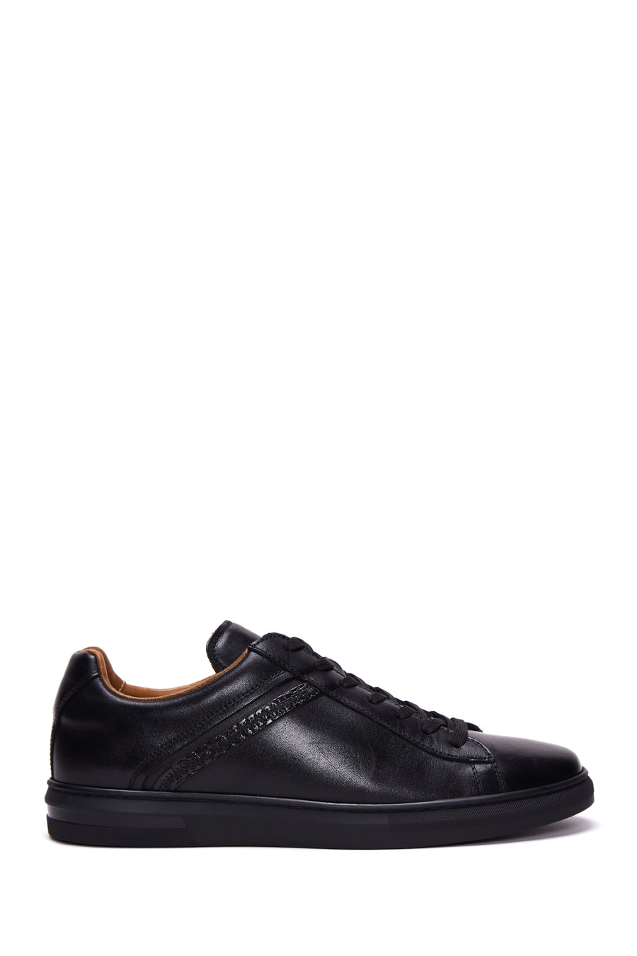 Erkek Siyah Deri Sneaker 22WFD611618 | Derimod