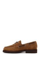 Woman Tan Lace-up Suede Casual Shoes | Derimod