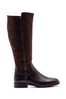 Women's Brown Zippered Casual Boots | Derimod