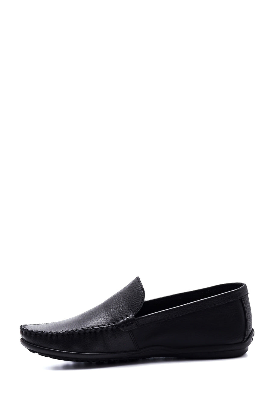 Erkek Siyah Deri Casual Loafer