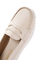 Kadın Bej Loafer | Derimod