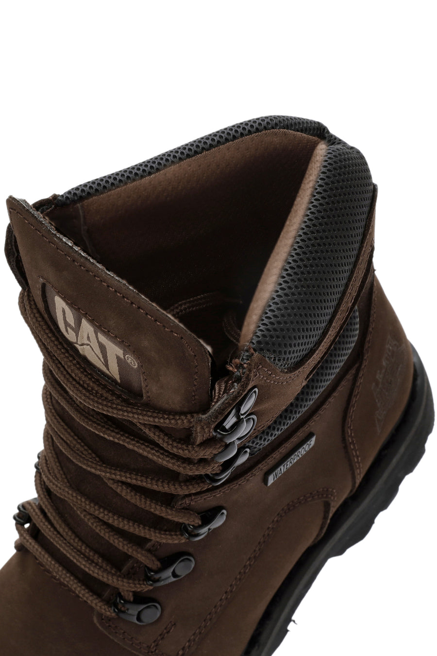 Caterpillar Erkek Kahverengi Edina Wp Waterproof Deri Bot