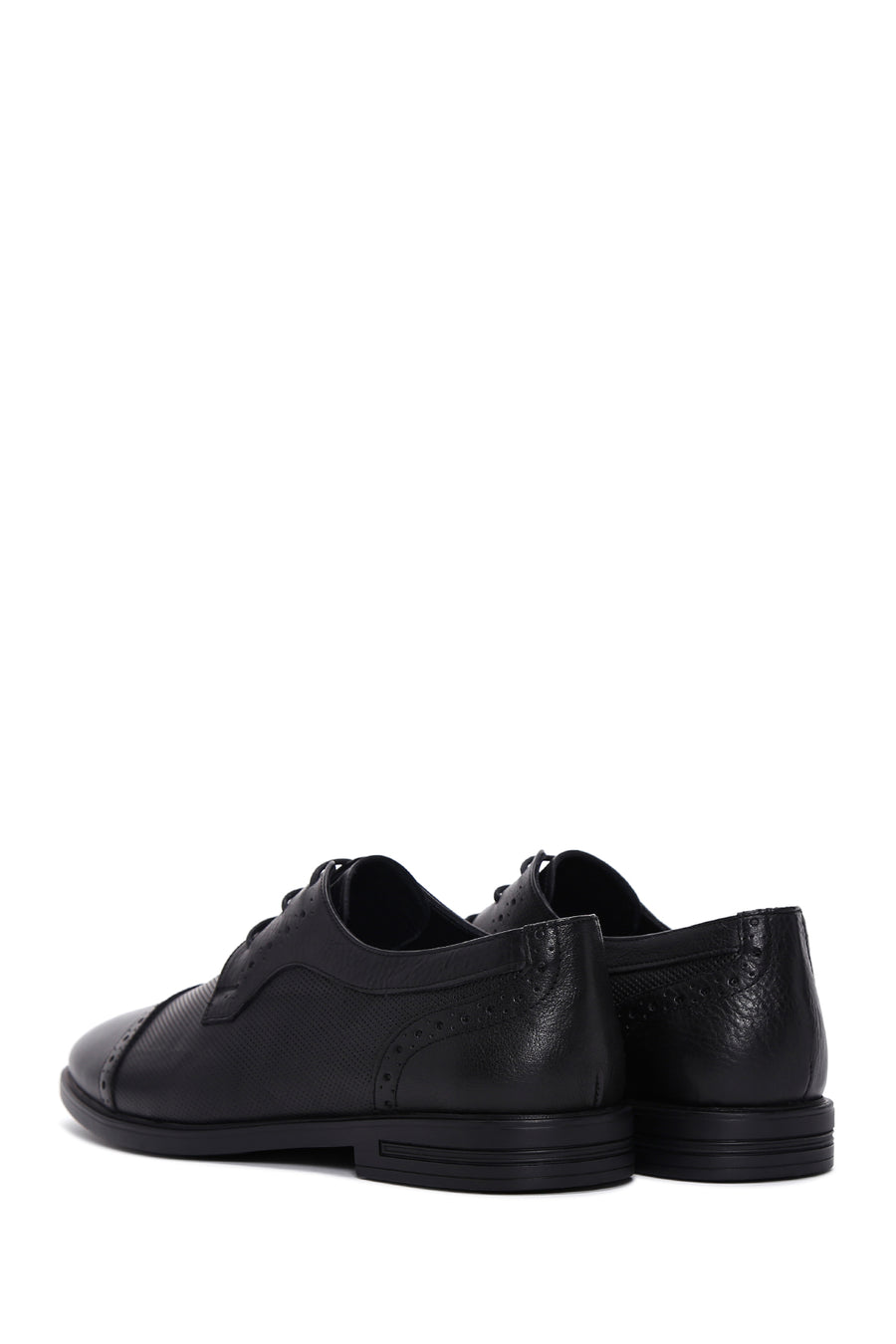 Men's Black Leather Classic Shoes