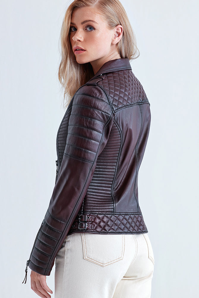 B-1002 Women's Leather Jacket