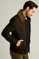 Falcon Men's Leather Jacket | Derimod