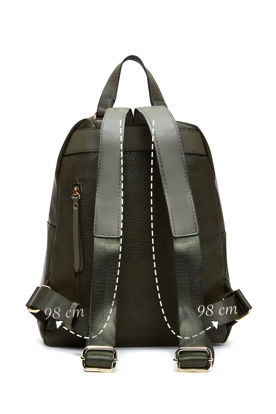 Woman Khaki Casual Backpack