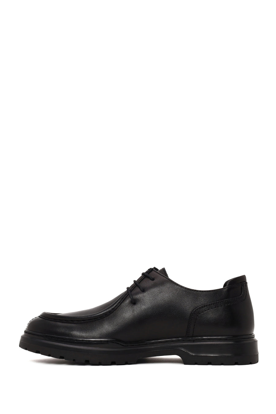 Derimod Fly Male Black Lace-Up Leather Casual Shoes