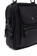 Male Black Leather Handbag | Derimod