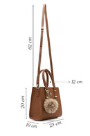 Women's Beige Long Strapped Accessorized Handbag | Derimod