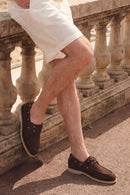 Male Brown Lace-up Suede Casual Shoes | Derimod