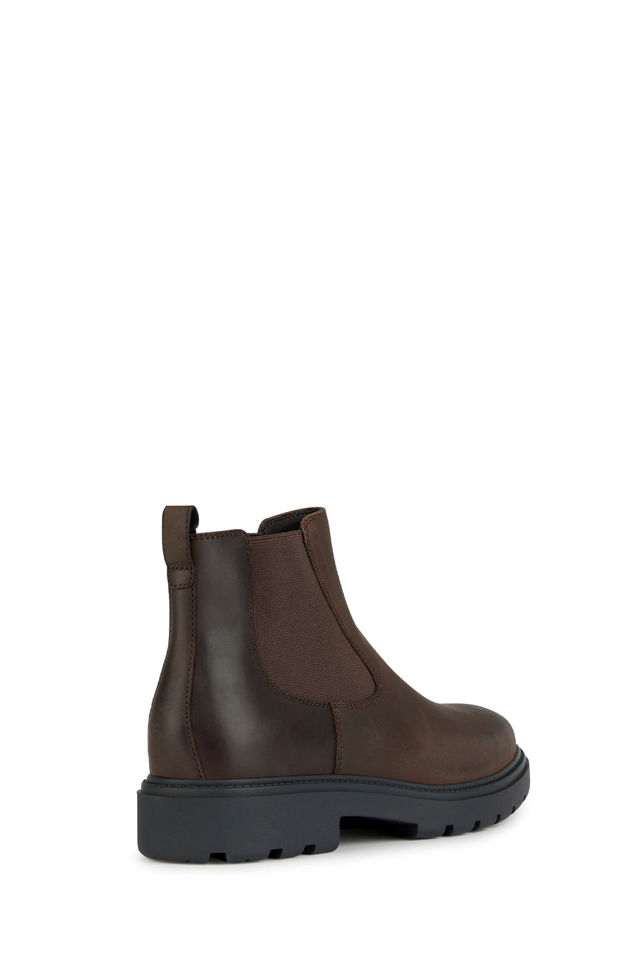 Geox Men's Brown Spherica Ec7 Leather Chelsea Boots