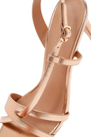 Women's Rose Gold Heeled Sandals | Derimod
