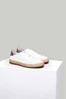 Perforated Men's Leather Espadrilles | Derimod