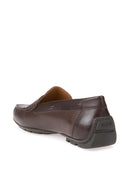 Geox Erkek Kahverengi U Moner 2Fit Casual Deri Loafer | Derimod