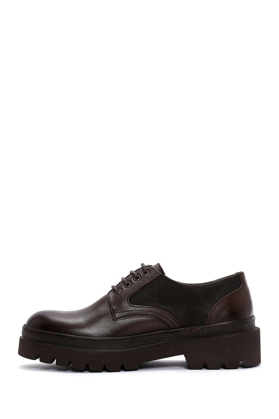 Men's Brown Leather Casual Shoes